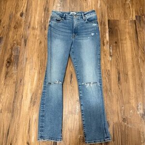 Good American Light Blue Straight Leg Jeans